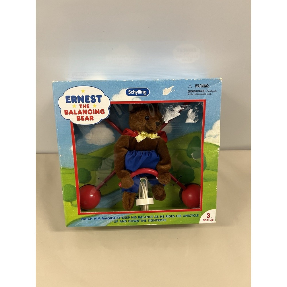 Vintage "Ernest the Balancing Bear" By Schilling 2002 With Original Box